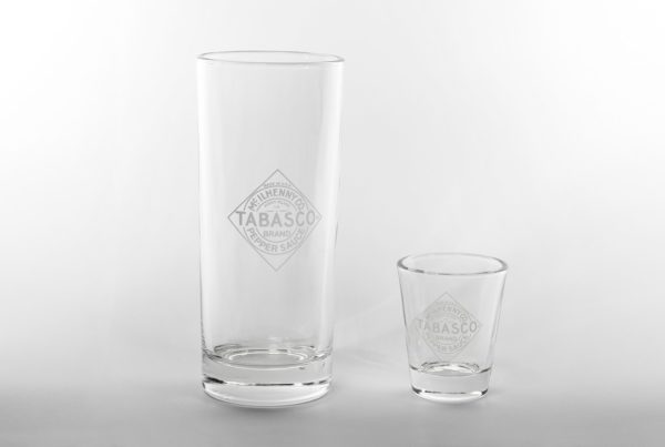 Tabasco - Longdrinkglas & Shotglas